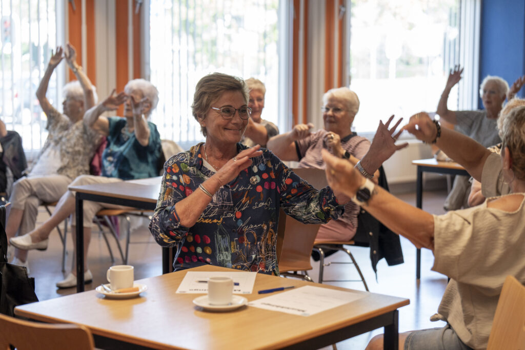 Ouderen die meedoen met een activiteit in de gemeente